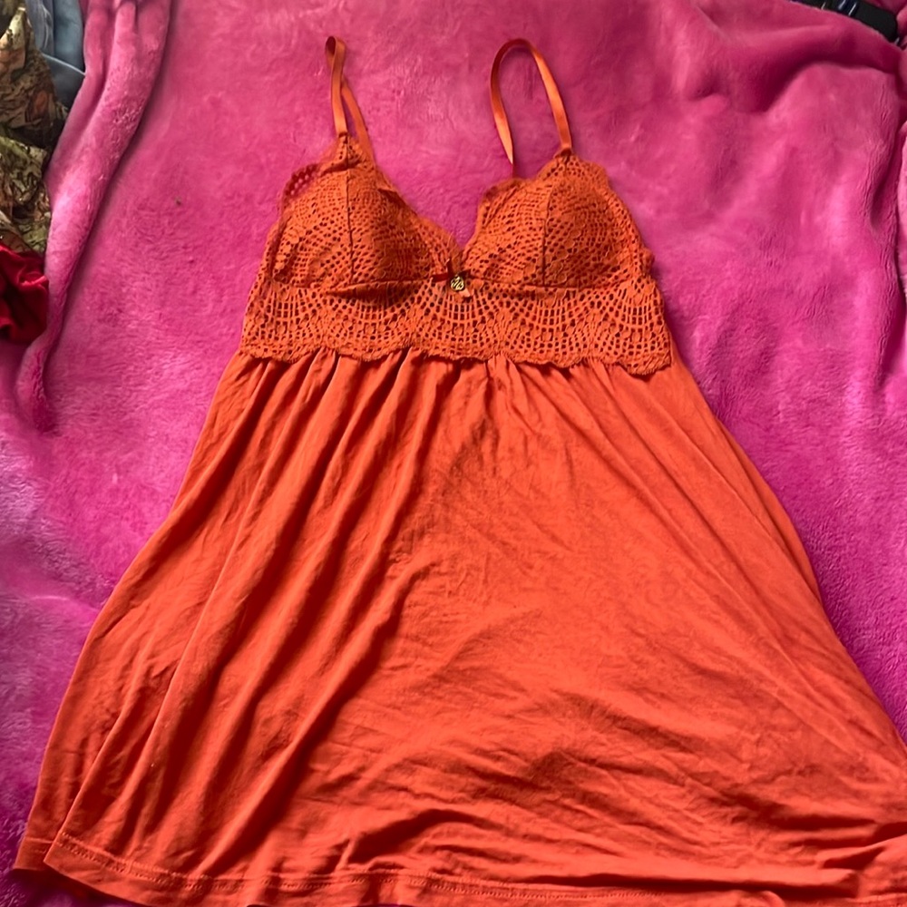 Orange dress